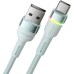 Дата кабель USB 2.0 AM to USB-C 1.0m 3A LED blue Essager (EXCT-XCD03)