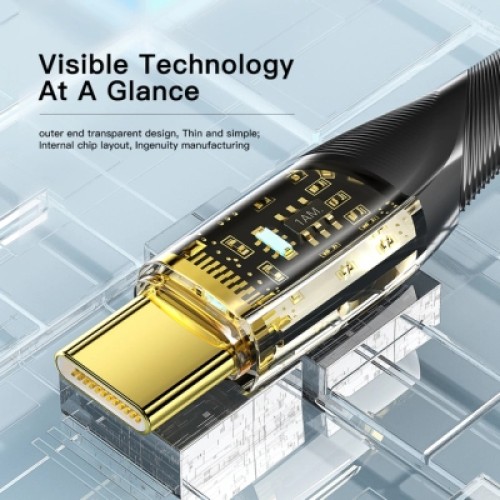 Дата кабель USB-C to USB-C 1.0m 100W blue Essager (EXCTT1-XJ03-P) Дата кабель USB-C to USB-C 1.0m 100W blue Essager (EXCTT1-XJ03-P)