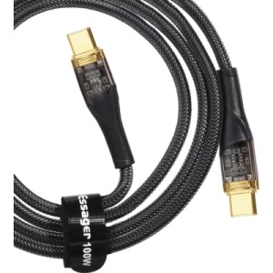 Дата кабель USB-C to USB-C 2.0m 100W black Essager (EXCTT1-XJA01-P)