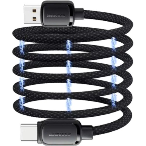 Дата кабель USB 2.0 AM to USB-C 1.0m 7A black Essager (EXCT-TD01-P) Дата кабель USB 2.0 AM to USB-C 1.0m 7A black Essager (EXCT-TD01-P)