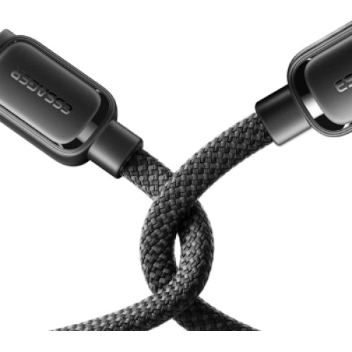 Дата кабель USB-C to USB-C 1.0m 100W black Essager (EXCTT1-TD01-P) Дата кабель USB-C to USB-C 1.0m 100W black Essager (EXCTT1-TD01-P)