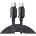 Дата кабель USB-C to USB-C 1.0m 100W black Essager (EXCTT1-TD01-P) Дата кабель USB-C to USB-C 1.0m 100W black Essager (EXCTT1-TD01-P)