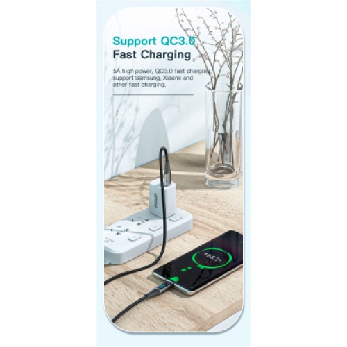 Дата кабель USB-C to USB-C 2.0m 100W Digital Display blue Essager (ES-XCTT1-YDA03)