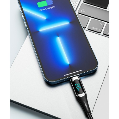 Дата кабель USB-C to Lightning 1.0m 20W Digital Display blue Essager (EXCTL-YD03) Дата кабель USB-C to Lightning 1.0m 20W Digital Display blue Essager (EXCTL-YD03)