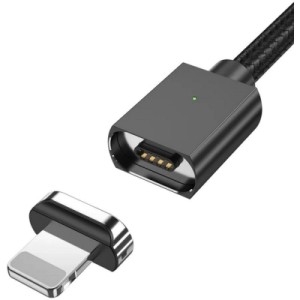 Дата кабель USB 2.0 AM to Lightning Magnetic black Essager (EXCCXL-ML01)