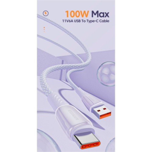 Дата кабель USB 2.0 AM to USB-C 1.0m 100W green Essager (EXCT1-CH06)
