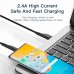 Дата кабель USB 2.0 AM to Lightning 3.0m 2.4A black Essager (EXCL-LSC01) Дата кабель USB 2.0 AM to Lightning 3.0m 2.4A black Essager (EXCL-LSC01)