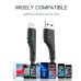 Дата кабель USB 2.0 AM to Lightning 3.0m 2.4A black Essager (EXCL-LSC01) Дата кабель USB 2.0 AM to Lightning 3.0m 2.4A black Essager (EXCL-LSC01)