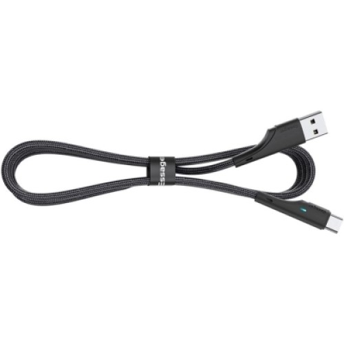 Дата кабель USB 2.0 AM to USB-C 2.0m black Essager (EXCT-LSA01) Дата кабель USB 2.0 AM to USB-C 2.0m black Essager (EXCT-LSA01)