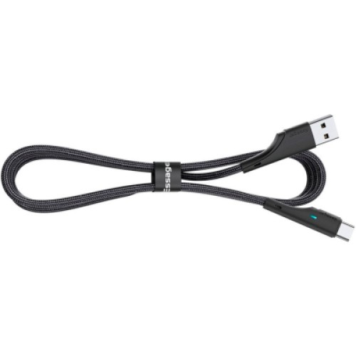 Дата кабель USB 2.0 AM to USB-C 3.0m black Essager (EXCT-LSC01) Дата кабель USB 2.0 AM to USB-C 3.0m black Essager (EXCT-LSC01)