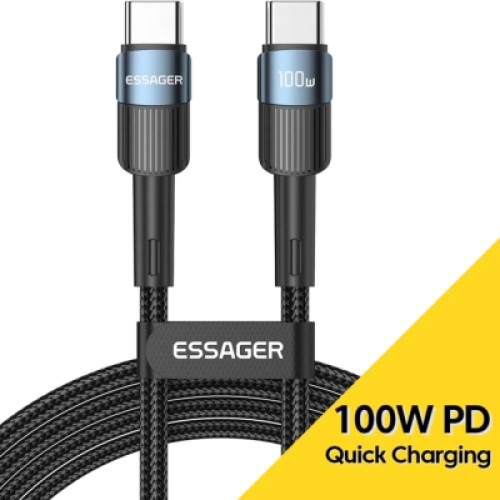 Дата кабель USB-C to USB-C 1.0m 100W blue Essager (EXCTT1-XC03) Дата кабель USB-C to USB-C 1.0m 100W blue Essager (EXCTT1-XC03)