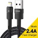 Дата кабель USB 2.0 AM to Lightning 2.0m 2.4A black Essager (EXCL-XCA01) Дата кабель USB 2.0 AM to Lightning 2.0m 2.4A black Essager (EXCL-XCA01)