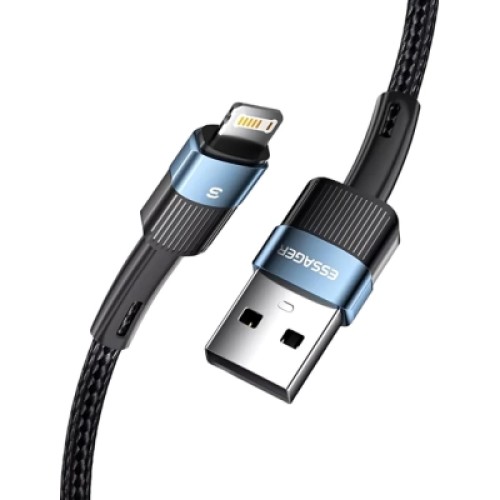 Дата кабель USB 2.0 AM to Lightning 2.0m 2.4A blue Essager (EXCL-XCA03) Дата кабель USB 2.0 AM to Lightning 2.0m 2.4A blue Essager (EXCL-XCA03)