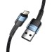 Дата кабель USB 2.0 AM to Lightning 2.0m 2.4A blue Essager (EXCL-XCA03) Дата кабель USB 2.0 AM to Lightning 2.0m 2.4A blue Essager (EXCL-XCA03)