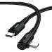 Дата кабель USB-C to USB-C 3.0m 100W 90° corner black Essager (EXCTT1-CGWTC01)
