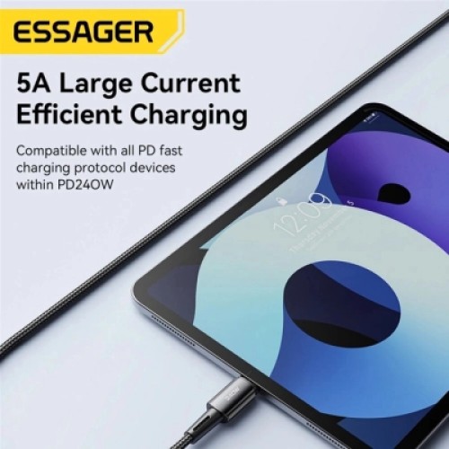 Дата кабель USB-C to USB-C 1.0m 240W Essager (EXCTT3-CG0G-P) Дата кабель USB-C to USB-C 1.0m 240W Essager (EXCTT3-CG0G-P)