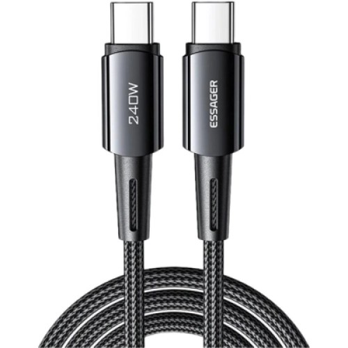 Дата кабель USB-C to USB-C 2.0m 240W Essager (EXCTT3-CGA0G-P)