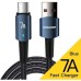 Дата кабель USB 2.0 AM to USB-C 2.0m 100W blue Essager (EXC7A-CGA03-P)