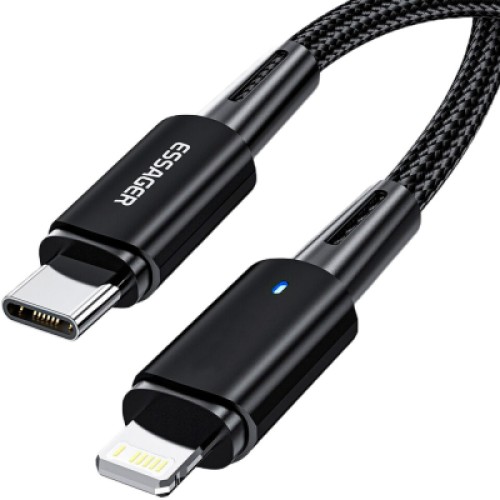 Дата кабель USB-C to Lightning 0.5m 20W black Essager (EXCTL-CGB01) Дата кабель USB-C to Lightning 0.5m 20W black Essager (EXCTL-CGB01)
