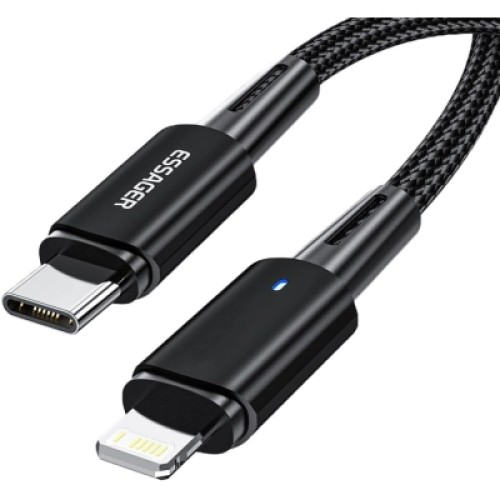 Дата кабель USB-C to Lightning 1.0m 20W black Essager (EXCTL-CG01) Дата кабель USB-C to Lightning 1.0m 20W black Essager (EXCTL-CG01)