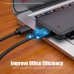 Дата кабель USB 3.0 AM/AM 0.5m 5Gbps black Essager (EXCAA-YTB01)