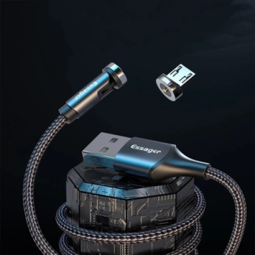 Дата кабель USB 2.0 AM to Micro 5P 1.0m magnetic black Essager (EXCCXM-WC0G) Дата кабель USB 2.0 AM to Micro 5P 1.0m magnetic black Essager (EXCCXM-WC0G)