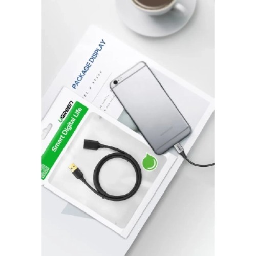 Дата кабель USB 3.0 AM/AF 1.0m US129 black Ugreen (10368) Дата кабель USB 3.0 AM/AF 1.0m US129 black Ugreen (10368)