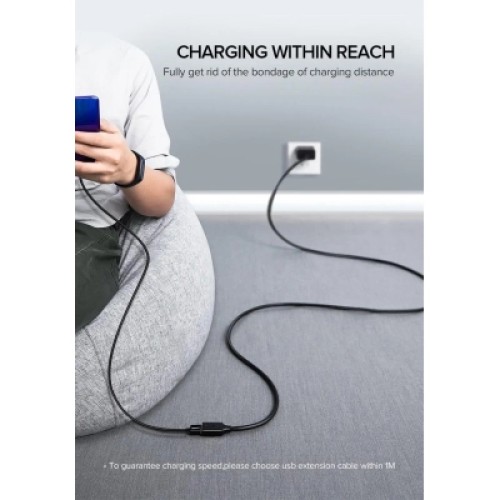 Дата кабель USB 3.0 AM/AF 1.0m US129 black Ugreen (10368) Дата кабель USB 3.0 AM/AF 1.0m US129 black Ugreen (10368)