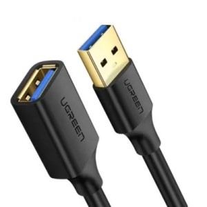 Дата кабель USB 3.0 AM/AF 1.0m US129 black Ugreen (10368)