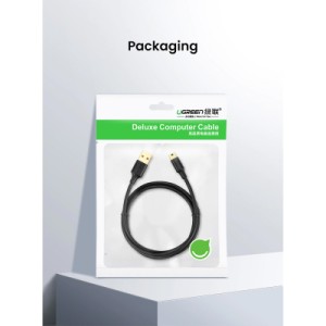 Дата кабель USB 2.0 AM to Mini 5P 1.5m US132 black Ugreen (10385) Дата кабель USB 2.0 AM to Mini 5P 1.5m US132 black Ugreen (10385)