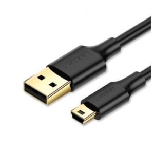 Дата кабель USB 2.0 AM to Mini 5P 1.0m US132 black Ugreen (10355) Дата кабель USB 2.0 AM to Mini 5P 1.0m US132 black Ugreen (10355)