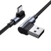 Дата кабель USB 2.0 AM to USB-C 3.0m 3A 90° corner US176 black Ugreen (70875) Дата кабель USB 2.0 AM to USB-C 3.0m 3A 90° corner US176 black Ugreen (70875)
