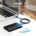 Дата кабель USB 3.0 AM to USB-C 0.5m 3A US184 black Ugreen (20881)