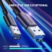 Дата кабель USB 3.0 AM to USB-C 1.5m 3A US184 black Ugreen (20883) Дата кабель USB 3.0 AM to USB-C 1.5m 3A US184 black Ugreen (20883)