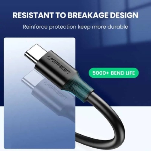 Дата кабель USB 3.0 AM to USB-C 1.5m 3A US184 black Ugreen (20883) Дата кабель USB 3.0 AM to USB-C 1.5m 3A US184 black Ugreen (20883)