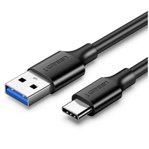 Дата кабель USB 3.0 AM to USB-C 1.5m 3A US184 black Ugreen (20883) Дата кабель USB 3.0 AM to USB-C 1.5m 3A US184 black Ugreen (20883)