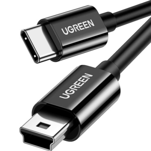 Дата кабель USB-C 2.0 AM to Mini 5P 1.0m US242 black Ugreen (50445) Дата кабель USB-C 2.0 AM to Mini 5P 1.0m US242 black Ugreen (50445)