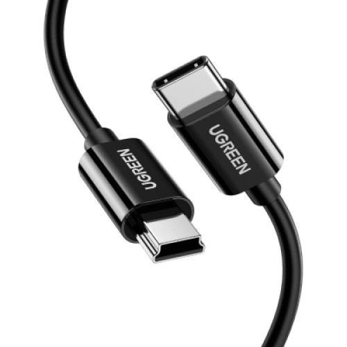 Дата кабель USB-C 2.0 AM to Mini 5P 1.0m US242 black Ugreen (50445) Дата кабель USB-C 2.0 AM to Mini 5P 1.0m US242 black Ugreen (50445)