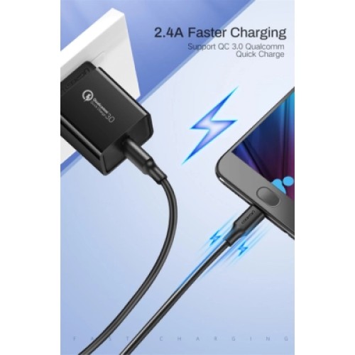 Дата кабель USB 2.0 AM to Micro 5P 0.25m 2A US289 black Ugreen (60134) Дата кабель USB 2.0 AM to Micro 5P 0.25m 2A US289 black Ugreen (60134)