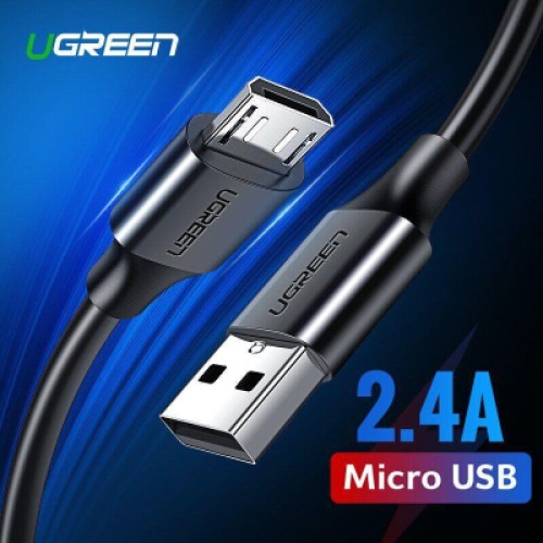 Дата кабель USB 2.0 AM to Micro 5P 3.0m 2A US289 black Ugreen (60827)