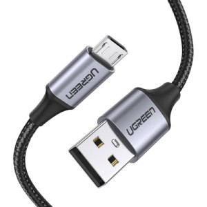 Дата кабель USB 2.0 AM to Micro 5P 0.5m 2A US290 black Ugreen (60145) Дата кабель USB 2.0 AM to Micro 5P 0.5m 2A US290 black Ugreen (60145)