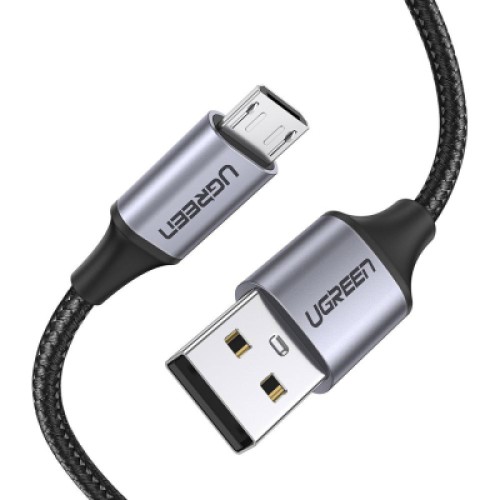 Дата кабель USB 2.0 AM to Micro 5P 0.5m 2A US290 black Ugreen (60145) Дата кабель USB 2.0 AM to Micro 5P 0.5m 2A US290 black Ugreen (60145)