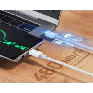 Дата кабель USB-C to USB-C 1.5m 5A 100W US300 white Ugreen (80370)