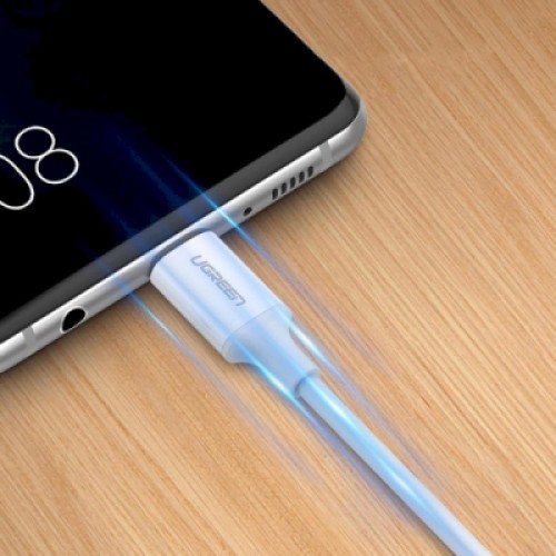 Дата кабель USB-C to USB-C 1.5m 5A 100W US300 white Ugreen (80370)
