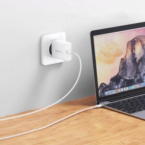 Дата кабель USB-C to USB-C 1.5m 5A 100W US300 white Ugreen (80370)