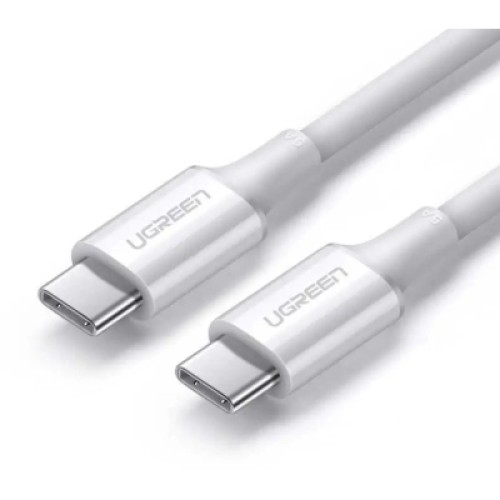 Дата кабель USB-C to USB-C 1.5m 5A 100W US300 white Ugreen (80370)