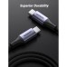 Дата кабель USB-C to USB-C 1.0m 240W US535 space gray Ugreen (15311) Дата кабель USB-C to USB-C 1.0m 240W US535 space gray Ugreen (15311)
