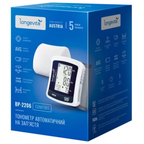 Тонометр Longevita BP-2206 Тонометр Longevita BP-2206