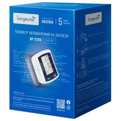 Тонометр Longevita BP-2206 Тонометр Longevita BP-2206