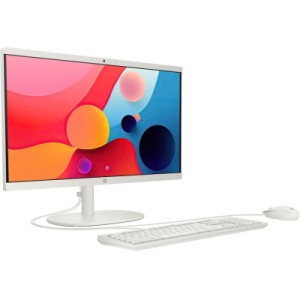 Компьютер HP 22-dg0002ua AiO / i3-N300, 8, 512, WiFi, кл+м, white (C31F4EA)